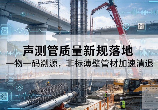 德令哈声测管质量新规落地，一物一码溯源，非标薄壁管材加速清退